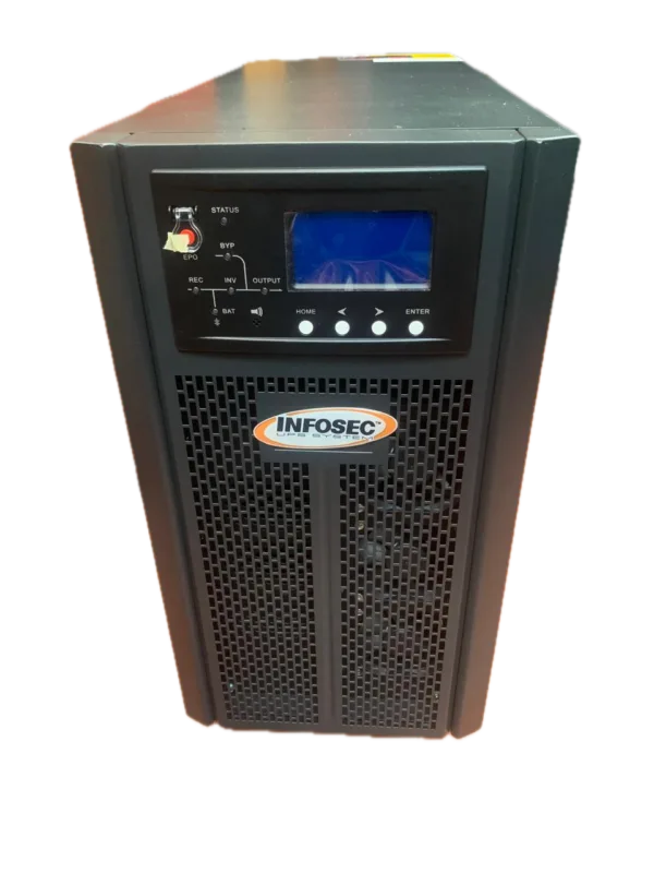 UPS Infosec E4 LCD TX 6000 VA - Con Transformador de Aislamiento